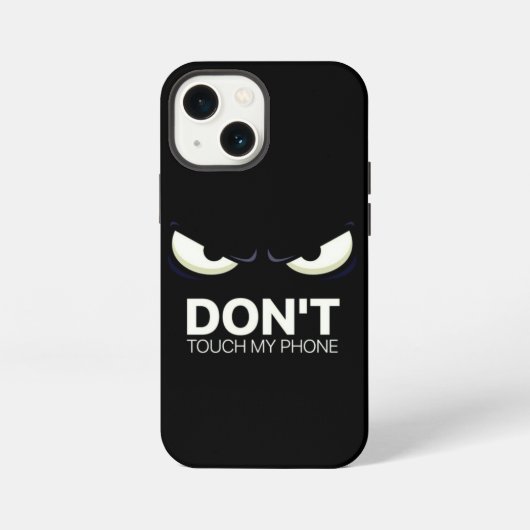 don't touch my phone iPhone case iPhoneケース (裏面)