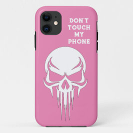 Don't touch my phone pink Funda para iPhone / iPad iPhone 11 ケース