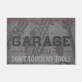 Don't Touch My Tools Funny ドアマット (正面)