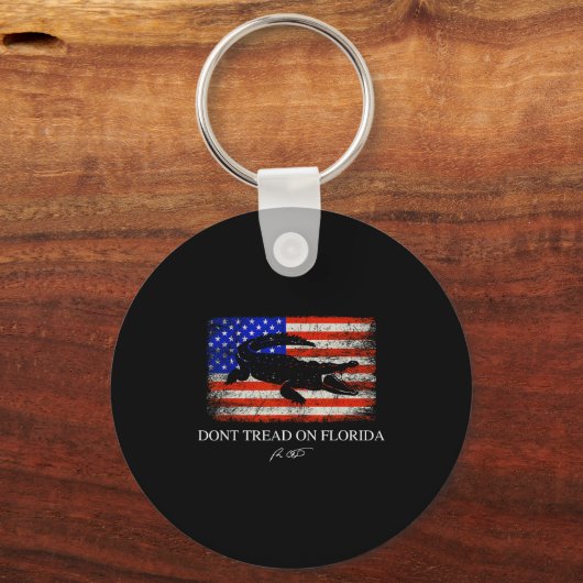 Don't Tread On Florida Governor Ron Desantis 2022  キーホルダー (正面)