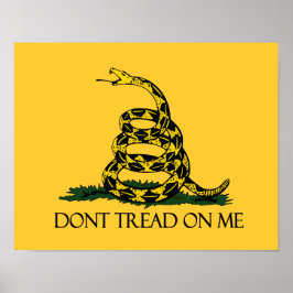 Dont Tread on Meガッズデン国旗の歴史軍隊 ポスター