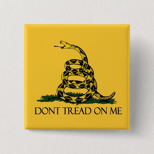 Dont Tread on Meガッズデン国旗の歴史軍隊 缶バッジ (正面)