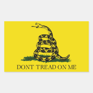 Don't Tread on Meステッカー 長方形シール