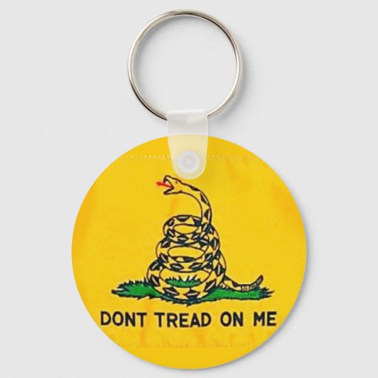 Dont Tread On MeフラグKeychain キーホルダー (正面)