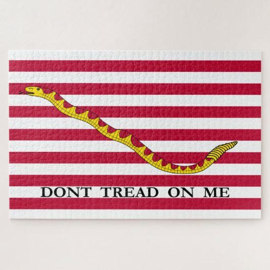 Don't Tread on Me アメリカ海軍ジャック旗 ジグソーパズル (横)