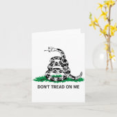 Dont Tread On Me カード (黄色い花)