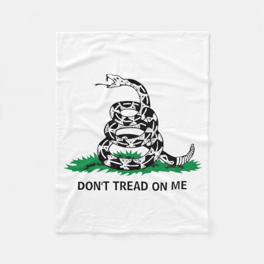 Dont Tread On Me  フリースブランケット (正面)