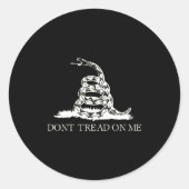 Dont Tread On Me  ラウンドシール (正面)