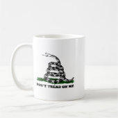 Don't Tread On Me 2nd Amendment Patriotic New Nove コーヒーマグカップ (左)