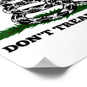 Don't Tread On Me 2nd Amendment Patriotic New Nove ポスター (角)
