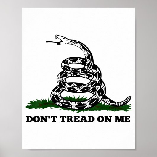 Don't Tread On Me 2nd Amendment Patriotic New Nove ポスター (正面)