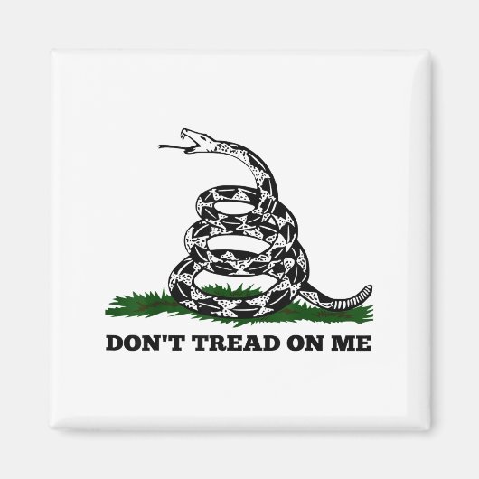 Don't Tread On Me 2nd Amendment Patriotic New Nove マグネット (正面)