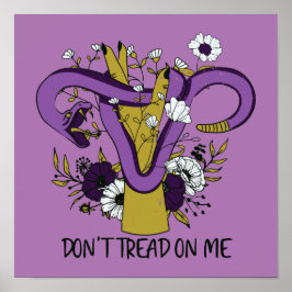 Dont Tread On Me Feminist ポスター