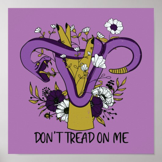 Dont Tread On Me Feminist ポスター (正面)