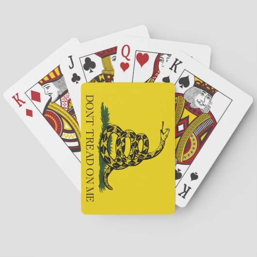 Don't Tread on Me Playing Cards トランプ (裏面)