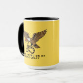 Don't tread on my democracy cup マグカップ (正面左)