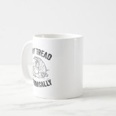 Don't Tread Rhythmically Apparel For Men Women  コーヒーマグカップ (正面左)