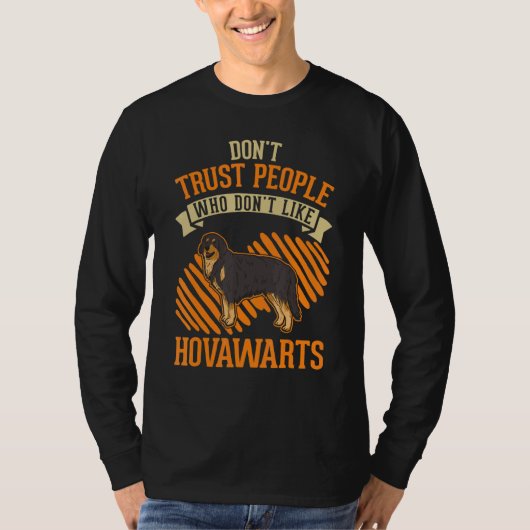 Don't Trust people Who don't like Hovawarts Tシャツ (正面)