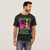 Don't Trust Subtitutes Funny Alien Invasion Teache Tシャツ (正面フル)