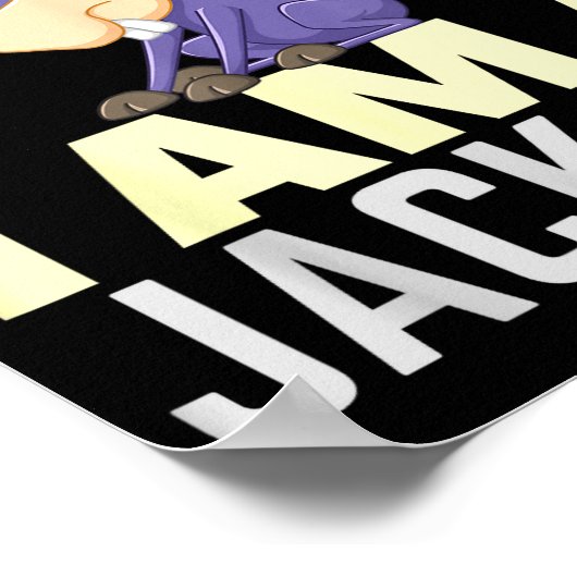 Don't Try Me I Am A Jack Funny Halloween Costume  ポスター (角)