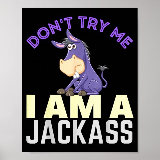 Don't Try Me I Am A Jack Funny Halloween Costume  ポスター (正面)