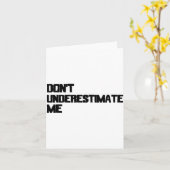 Dont Underestimate Me  カード (黄色い花)