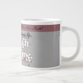 Don't Underestimate Me. I Watch True Crime.–Name ジャンボコーヒーマグカップ (右)