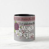 Don't Underestimate Me. I Watch True Crime.–Name マグカップ (中央)