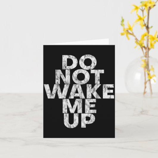 Don't Wake Me Up --  カード (黄色い花)