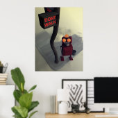 Don't Walkプリント ポスター (ホームオフィス)