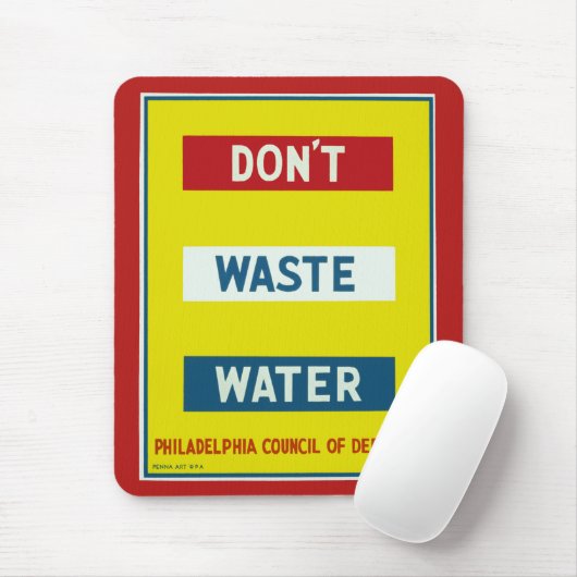 Don't Waste Water マウスパッド (マウス)