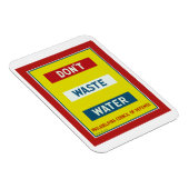 Don't Waste Water マグネット (右側)