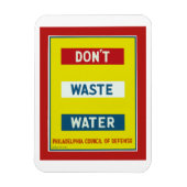 Don't Waste Water マグネット (縦)