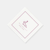 Dont Wine Dachshund Drinks On Me Cocktail Napkins スタンダードカクテルナプキン (角)