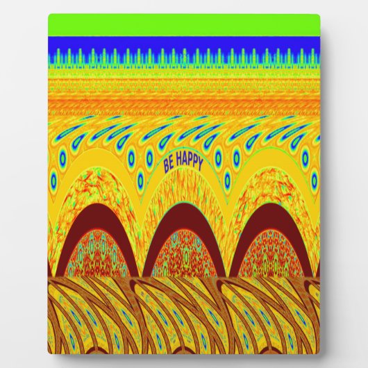 Don't worryハッピーアートプリントデザイン フォトプラーク (正面)