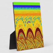 Don't worryハッピーアートプリントデザイン フォトプラーク (側面)