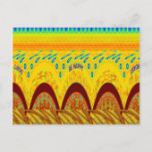 Don't worryハッピーアートプリントデザイン ポストカード (正面)