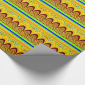 Don't worryハッピーアートプリントデザイン ラッピングペーパー (角)