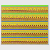 Don't worryハッピーアートプリントデザイン ラッピングペーパー (フラット)