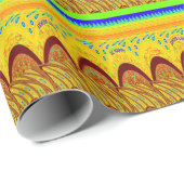 Don't worryハッピーアートプリントデザイン ラッピングペーパー (ロールコーナー)