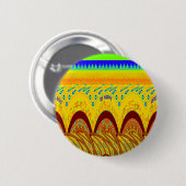 Don't worryハッピーアートプリントデザイン 缶バッジ (正面&裏面)