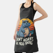Don't worryベモーデンベビーピグミーヒッポレトロ エプロン (インサイチュ)