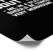 Don't Worry About Me -me... Quote - Funny Saying S ポスター (角)