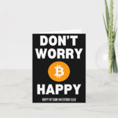 Dont Worry B Itcoin Happy  カード (正面)