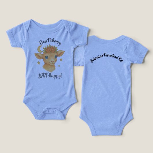 Don't Worry BAA Happy Baby and Childrens' (デザイン正面&裏面)