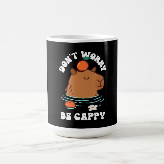 Don't Worry Be Cappy コーヒーマグカップ (中央)