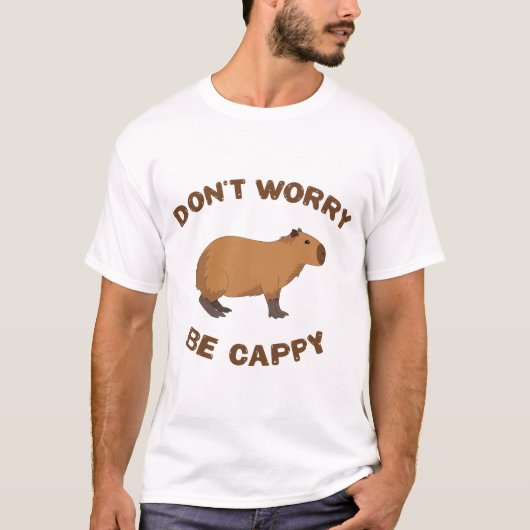 Don't worry, be cappy tシャツ (正面)