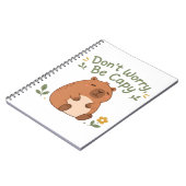 Don't Worry Be Capy かわいいカピバラ ノート (左側)
