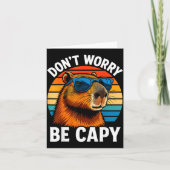 Dont Worry Be Capy Capybara  カード (正面)