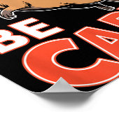 Don't Worry Be Capy Funny Cute Capybara Animal Lov ポスター (角)